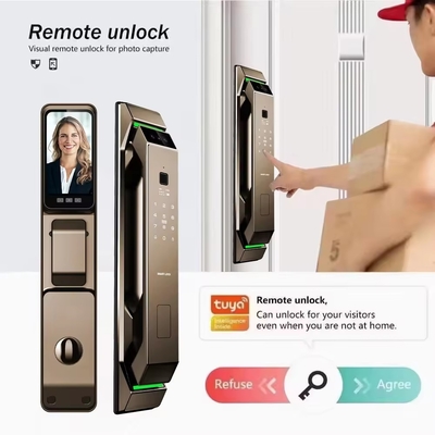 Glomarket 3d Face Recognition Sidik jari Tuya Wifi Digital Smart Lock