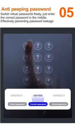 Glomarket Tuya Biometric Face Recognition Pintu Smart Lock
