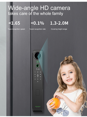 Kunci pengenalan wajah cerdas berat Tuya Smart interkom visual