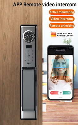 Kunci pengenalan wajah mewah dengan interkom visual berkualitas tinggi dan pemantauan real-time
