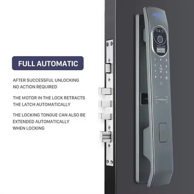 Glomarket Tuya Smart Door Lock Pengakuan Wajah 3D Kunci Pintu Smart Otomatis Dengan Kamera Kunci Pintu Keamanan Biometrik Pintar