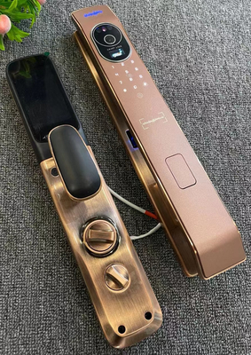 Glomarket Tuya Smart Door Lock Pengakuan Wajah 3D Kunci Pintu Smart Otomatis Dengan Kamera Kunci Pintu Keamanan Biometrik Pintar