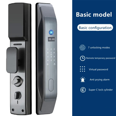 Glomarket Tuya Smart 3D Face Full Automatic Door Lock App Remote Unlock Fingerprint Smart Intelligent Door Lock Untuk Rumah Pintar
