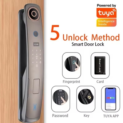 Glomarket 3d Face Recognition Smart Door Lock Dengan Kamera Digital Fingerprint Kunci Keamanan Otomatis