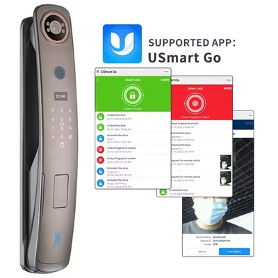 Glomarket 3d Face Recognition Smart Door Lock Dengan Kamera Digital Fingerprint Kunci Keamanan Otomatis