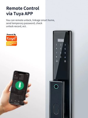 Glomarket Wireless Biometric Fingerprint Keamanan Otomatis Smart Lock Digital Password Card Kunci Kunci Dengan Kamera