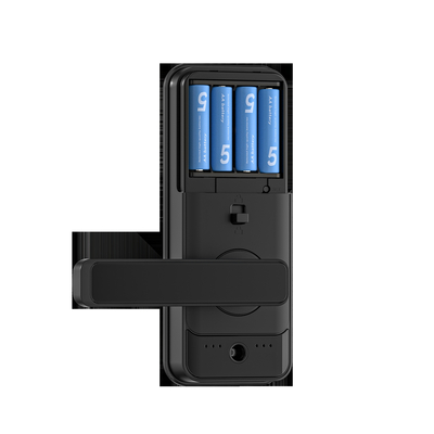 Glomarket Tuya Wifi Keyless Deadbolt Lock Serraduras Electric Handle Front Door Lock Dengan Keypad Smart Fingerprint Digital Lock