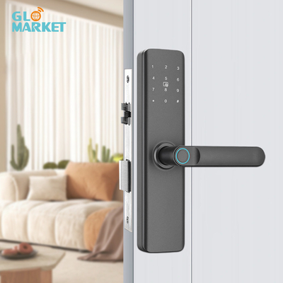 Kontrol Aplikasi Glomarket Kunci Cerdas Sidik Jari Bimotrik Elektronik Digital Touch Screen Keypad Code Key Smart Door Lock