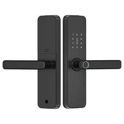 Glomarket Tuya Smart Door Lock Kamar Tidur Rumah Digital Biometric Fingerprint Smart Handle Kunci Elektronik
