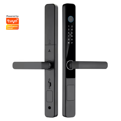 Glomarket Smart Tuya Waterproof Door Lock Door Sliding Fingerprint Password Remote Control Handle Elektronik Kunci Cerdas