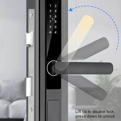 Glomarket Smart Tuya Waterproof Door Lock Door Sliding Fingerprint Password Remote Control Handle Elektronik Kunci Cerdas