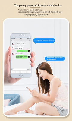 Glomarket Smart Tuya Waterproof Door Lock Door Sliding Fingerprint Password Remote Control Handle Elektronik Kunci Cerdas
