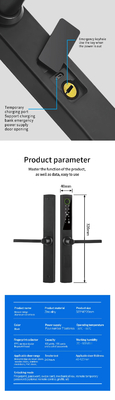 Glomarket Broken Bridge Smart Lock High-end Intelligence Zinc Alloy Tuya Wifi Sidik jari Kunci pintu tahan air