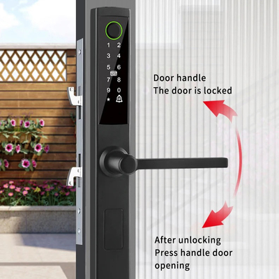 Glomarket Broken Bridge Smart Lock High-end Intelligence Zinc Alloy Tuya Wifi Sidik jari Kunci pintu tahan air