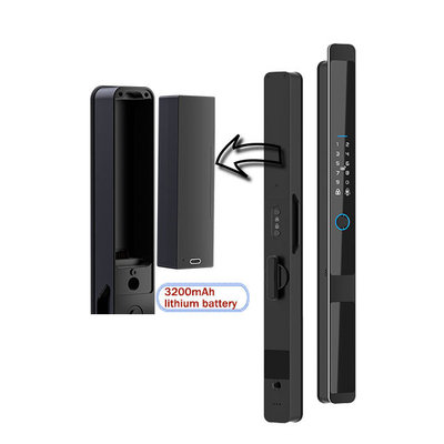 Glomarket Keamanan Cerradura Inteligente Keamanan Rumah Otomatis Listrik Wifi Sidik Jari Digital Tuya Smart Door Lock