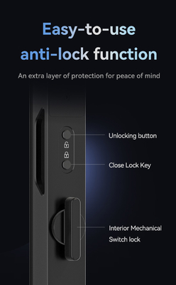 Glomarket Keamanan Cerradura Inteligente Keamanan Rumah Otomatis Listrik Wifi Sidik Jari Digital Tuya Smart Door Lock