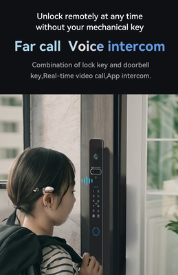 Glomarket Tuya 3d Face Cerradura Inteligente Otomatis Kamera Wifi Listrik Sidik Jari Kunci Pintu Cerdas Digital