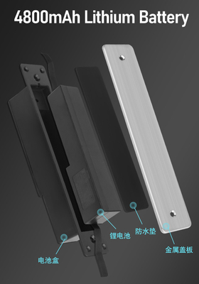 Glomarket Courtyard Villa Gate Lock Keamanan Tinggi Tahan Air Cerdas Kata Sandi Sidik Jari Ganda Kunci Cerdas
