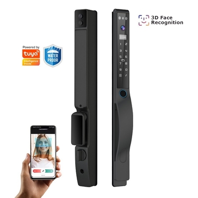 Glomarket Outdoor Electric Keyless 3D Facial Recognition Tuya Digital Password Card Door Lock Waterproof Fingerprint Smart Lock