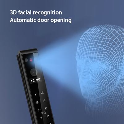 Glomarket Outdoor Electric Keyless 3D Facial Recognition Tuya Digital Password Card Door Lock Waterproof Fingerprint Smart Lock