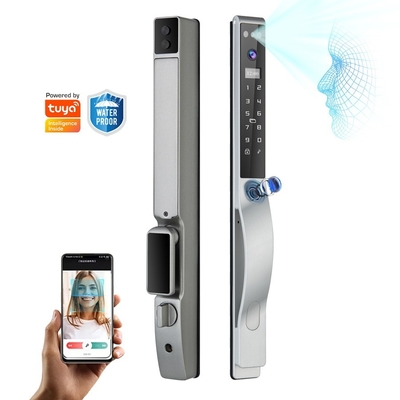 Glomarket Outdoor Electric Keyless 3D Facial Recognition Tuya Digital Password Card Door Lock Waterproof Fingerprint Smart Lock