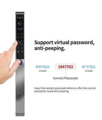 Glomarket Outdoor Electric Keyless 3D Facial Recognition Tuya Digital Password Card Door Lock Waterproof Fingerprint Smart Lock