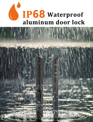 Glomarket Otomatis 3d Face Smart Lock Dengan Kamera Keamanan Biometric Fingerprint Sliding Door Tuya Smart Door Lock