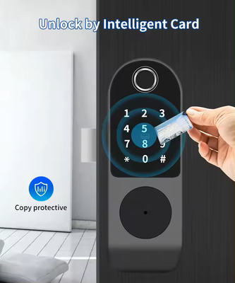 Glomarket Tuya Kunci Cerdas Sidik Jari Dua Sisi Buka Kunci TTLock Digital Tahan Air