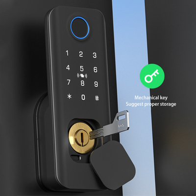 Glomarket Keamanan Luar Ruangan Kunci Digital Cerdas Sidik Jari Kata Sandi Smart Rim Pintu Kunci Untuk Pintu Pintu Depan