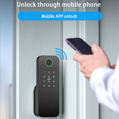 Glomarket Outdoor Elektronik Smart Fingerprint Password Kunci Digital Tuya Ttlock Kunci Pintu Cerdas