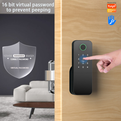 Glomarket Outdoor Elektronik Smart Fingerprint Password Kunci Digital Tuya Ttlock Kunci Pintu Cerdas