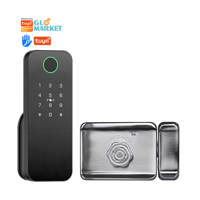 Glomarket Outdoor Elektronik Smart Fingerprint Password Kunci Digital Tuya Ttlock Kunci Pintu Cerdas