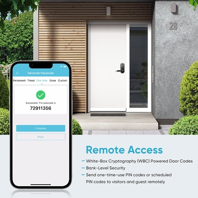 Glomarket Smart Home Keamanan Kunci Digital Tuya Wifi Kunci Tanpa Tangan Biometrik Kunci Pintu Cerdas