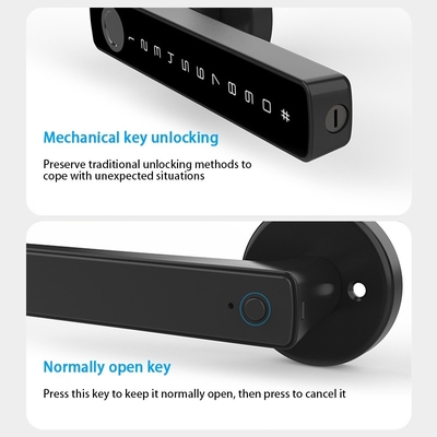 Glomarket Tuya Ble Smart Lock Keamanan Elektronik Tanpa Kunci Smart Door Handle Lock Kunci Kamar Indoor