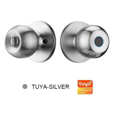 Grosir Glomarket Smart Round Knob Lock Keyless Smart Door Handle Lock Tuya App Control Smart Fingerprint Door Lock