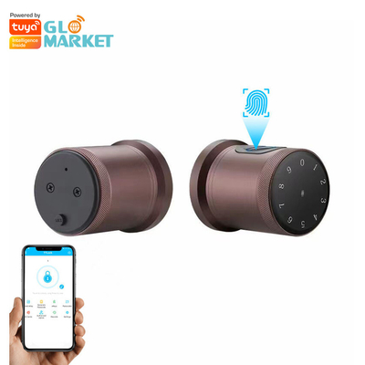 Glomarket Gaya Baru Tuya App Control Smart Lock Door Fingerprint Password Rumah Hotel Apartemen Elektronik Smart Door Knob Lock