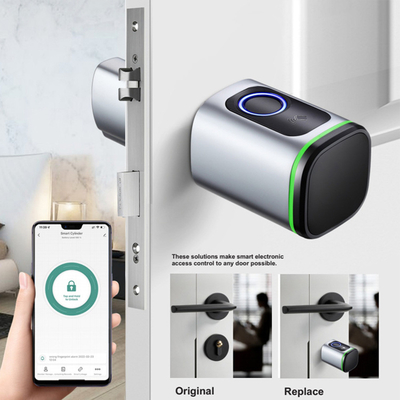 Glomarket Home Smart Door Lock Ttlock Smart Fingerprint Card Key Unlock Adjustable Cylinder Euro Smart Lock Tuya Aplikasi Kunci Pintu
