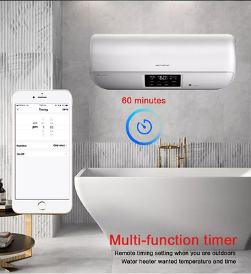 Glomarket Tuya Smart Glass Touch Button Wifi Smart Boiler Switch Alexa Voice Control EU Standard Air Heater Switch