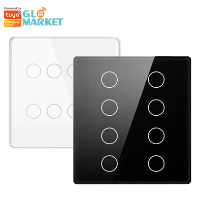 Glomarket Smart Wifi Brasil 118*124 Switch Bekerja dengan Asisten Google Alexa Tuya Smart Light Switch untuk Rumah