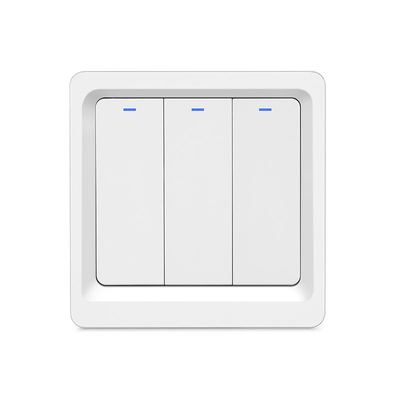 Glomarket Tuya WiFi Zigbee Smart Light Switch Push Button Wall Switch 1/2/3 Gang Bekerja dengan Alexa Google Home