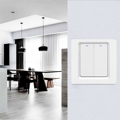 Glomarket Tuya WiFi Zigbee Smart Light Switch Push Button Wall Switch 1/2/3 Gang Bekerja dengan Alexa Google Home