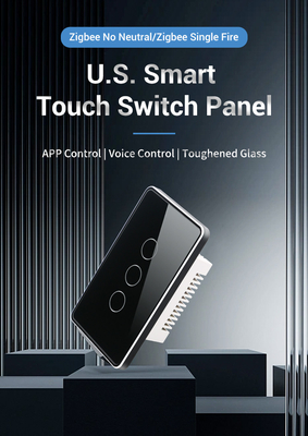Glomarket Tuya Smart Switch Wifi US Electric Wall Switch Google Home Alexa Lampu Lampu Sentuh Switch App Control