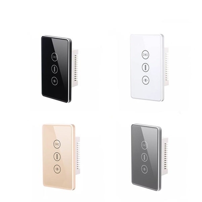 Glomarket Us Standard Tuya Wifi Smart Curtain Switch Tombol Sentuh Kontrol Suara Smart Shutter Switch Alexa Google Home