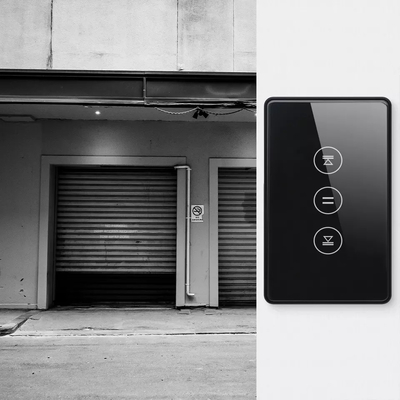 Glomarket Us Standard Tuya Wifi Smart Curtain Switch Tombol Sentuh Kontrol Suara Smart Shutter Switch Alexa Google Home