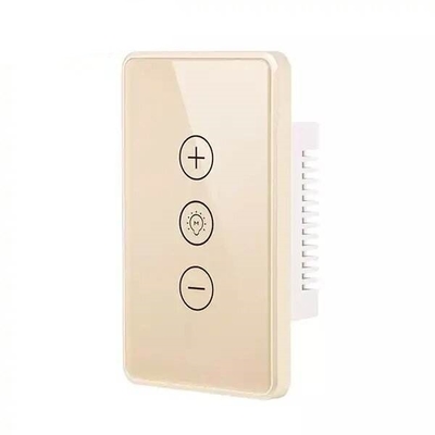 Glomarket Digital Smart Switch Light Wifi Dimmer Wireless Glass Touch Wall Light Switch Panel Tuya Remote Control Dengan Alexa