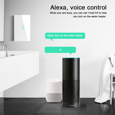 Glomarket Tuya Wifi Smart Water Heater Switch APP Remote Control US Boiler Touch Switch Dengan Alexa Google Untuk Smart Home