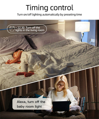 Glomarket US Standard Dimmer Wireless Switch Listrik Smart Switch Intelligent Wall Dimmer Light Switch Otomatisasi Smart Home