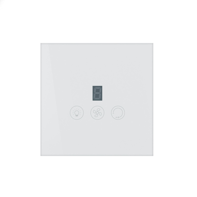 Glomarket Tuya Wifi Smart Fan Switch Tuya Smart Switch Fan Speed Light On Off Voice Control Switch EU / US Standar