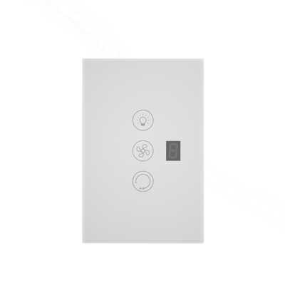 Glomarket Tuya Wifi Smart Fan Switch Tuya Smart Switch Fan Speed Light On Off Voice Control Switch EU / US Standar