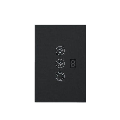 Glomarket Tuya Wifi Smart Fan Switch Tuya Smart Switch Fan Speed Light On Off Voice Control Switch EU / US Standar